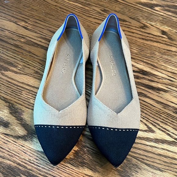 Black and Tan Like New the Point Rothy’s - Picture 1 of 7